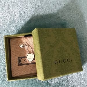 Gucci Charm Bracelet With Heart Pendant